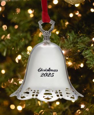 2025 Silver-Plated Pierced Bell Ornament, 46th Edition