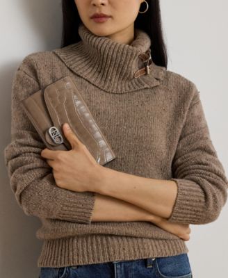 Adair Croc-Embossed Leather Small Crossbody