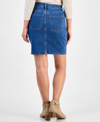 Petite Denim Skirt, Macy's Exclusive