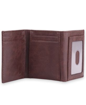 Men's Crackle Tri-Fold Wallet