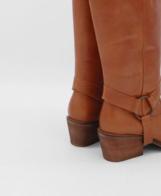 Penelope Leather Convertible Western Boots