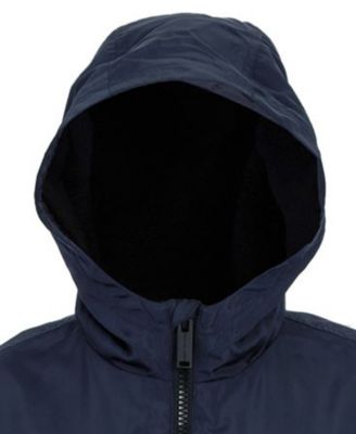 Big and Toddler Boys Fleece Lined Zipper Rain Jacket