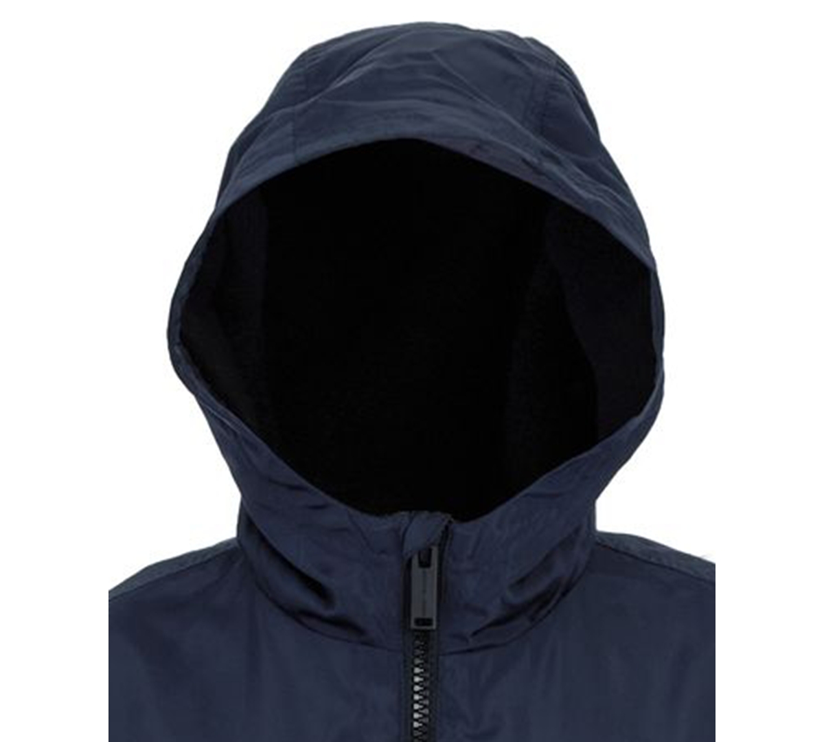 Michael Kors Big Boys Fleece Lined Zipper Rain Jacket In Blue