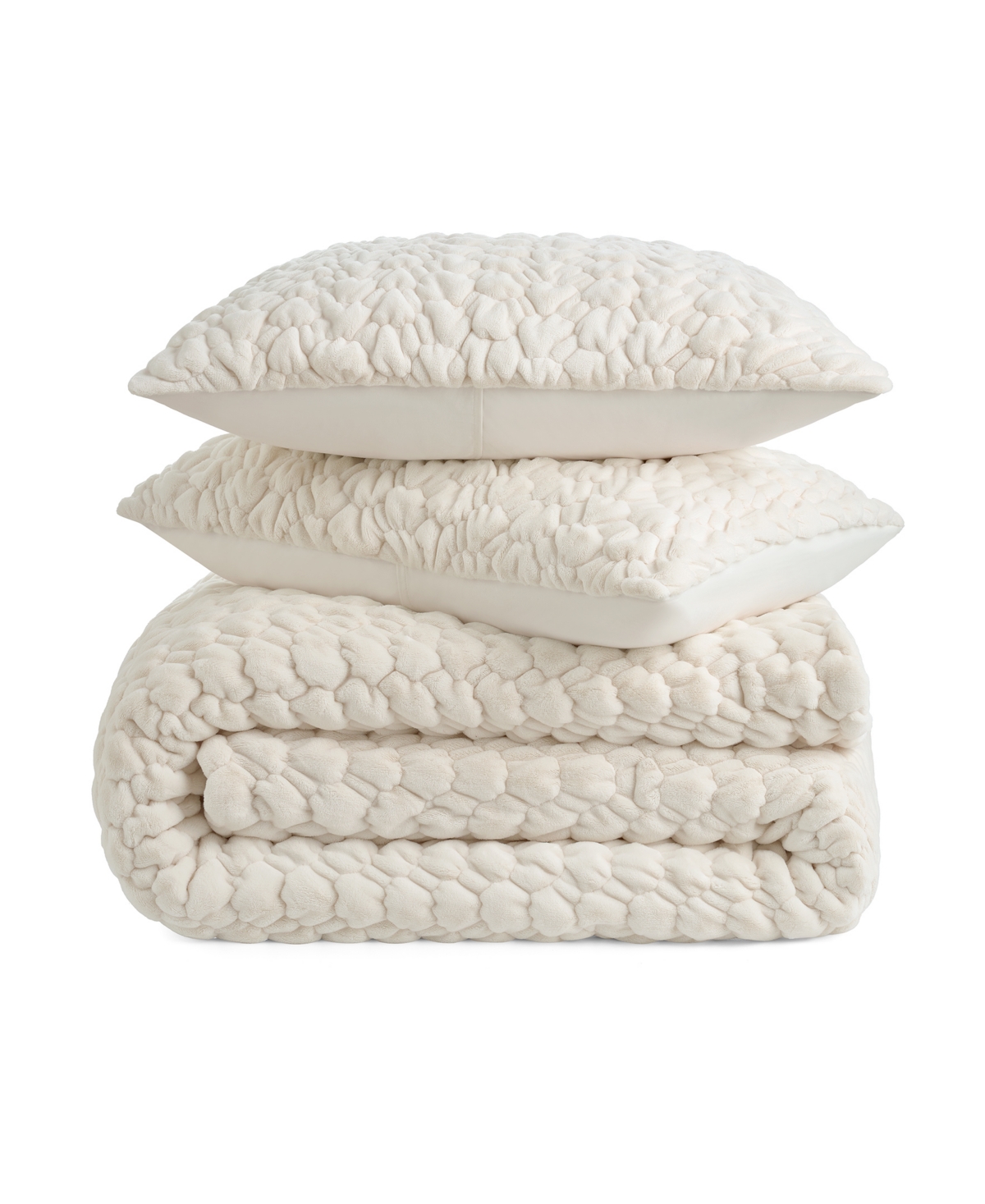 Ugg Dafni Ruched 3-pc. Quilt Set, King In White
