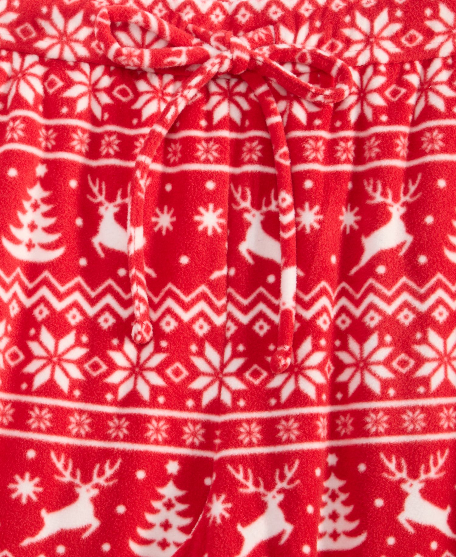 Women's Deer Fair Isle Fleece Pajama Pants