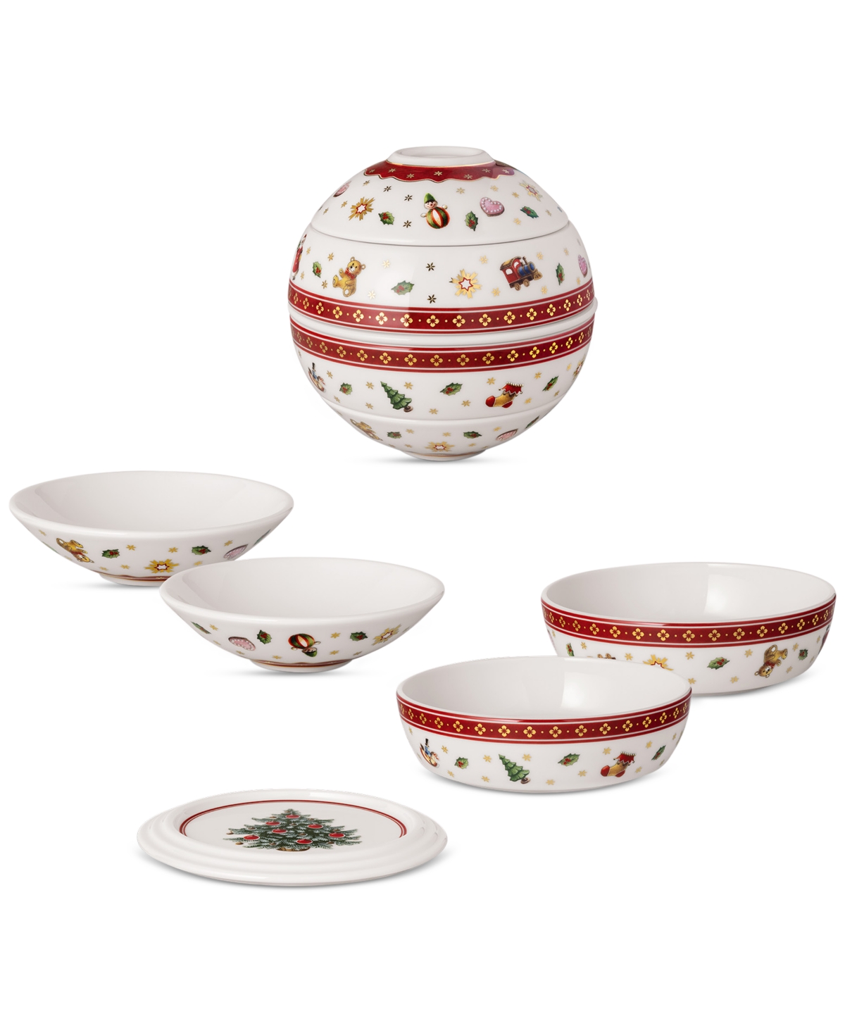 Villeroy & Boch Toys Delight La Petite Boule 5-piece Appetizer Set In Multi