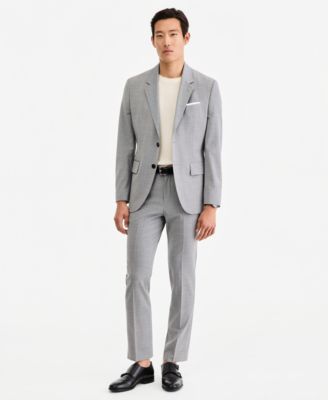 Men's Modern-Fit Dark Gray Suit Separates Jacket 