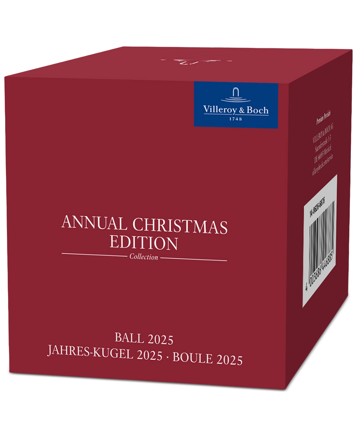 Villeroy & Boch 2025 Annual Ball Ornament, 15th Anniversary Edition In Multi