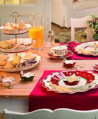 Winter Bakery 3-Tiered Server