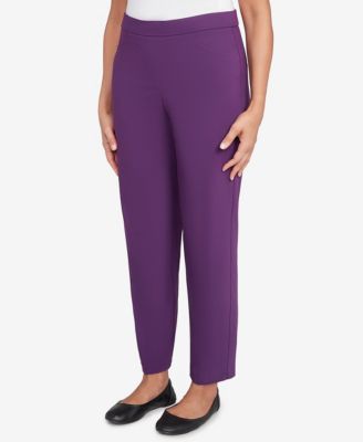 Women's Classic Allure Fitted Stretch Medium Length Pants