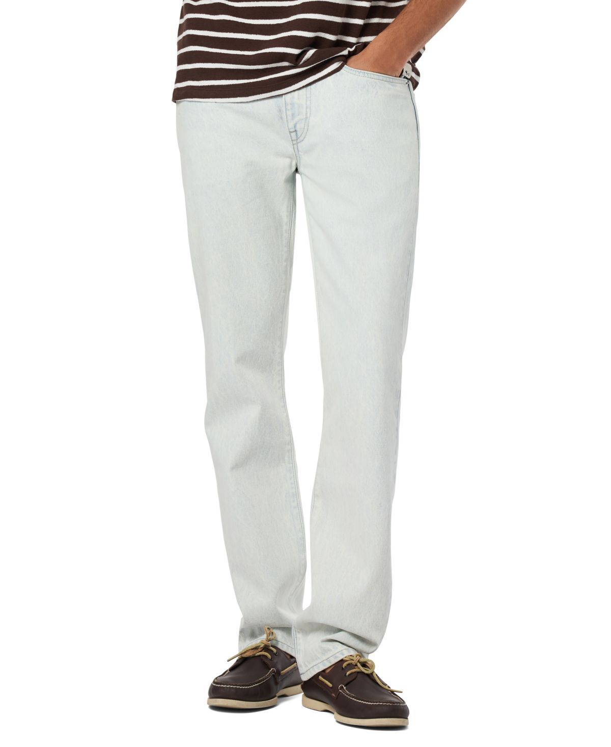 Мужские прямые джинсы свободного кроя Six