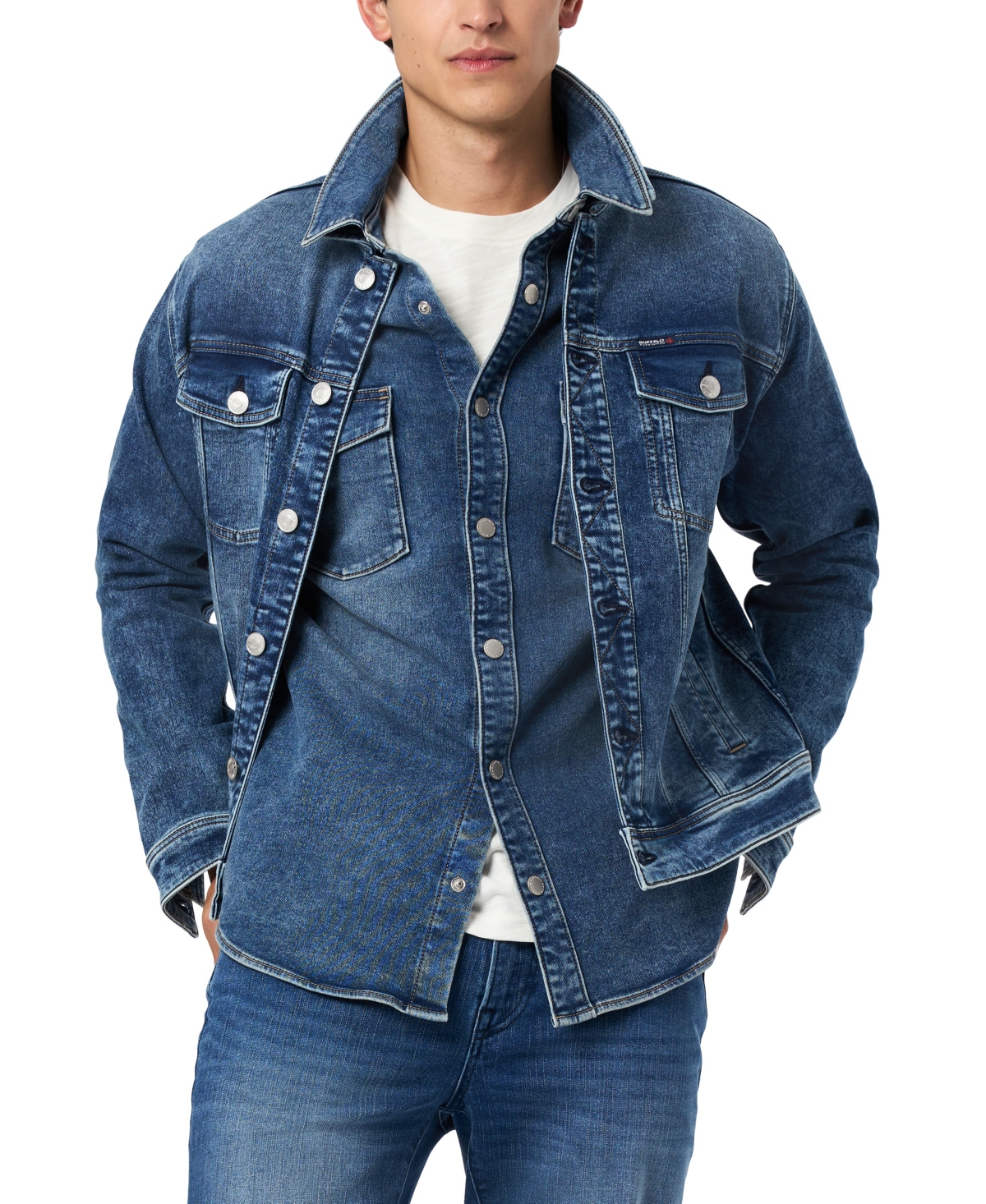 Buffalo David Bitton Men's Joe Denim Jacket In Blue