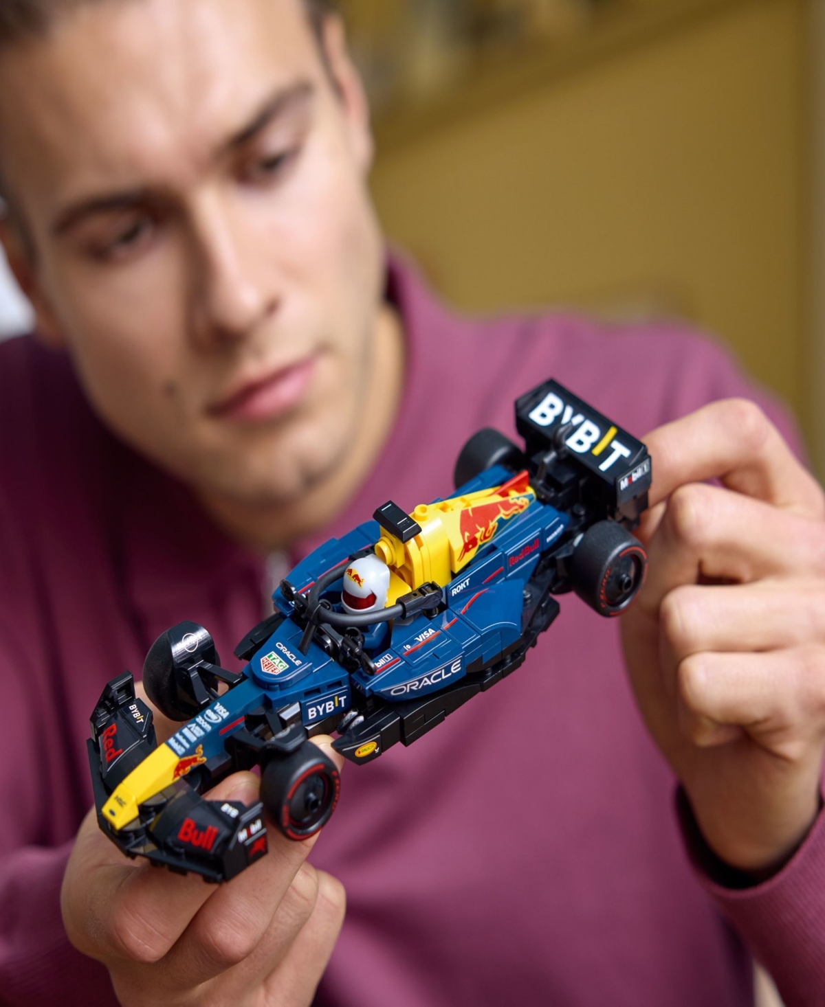 Lego Speed Champions Oracle Red Bull Racing Rb20 F1 Race Car Model Set 77243 In Black