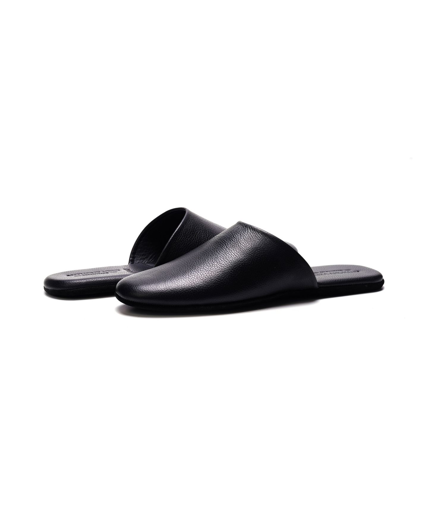 Мужские тапочки Anthony Veer Clark House Slip On Slippers, цвет: Чёрный — фото 3