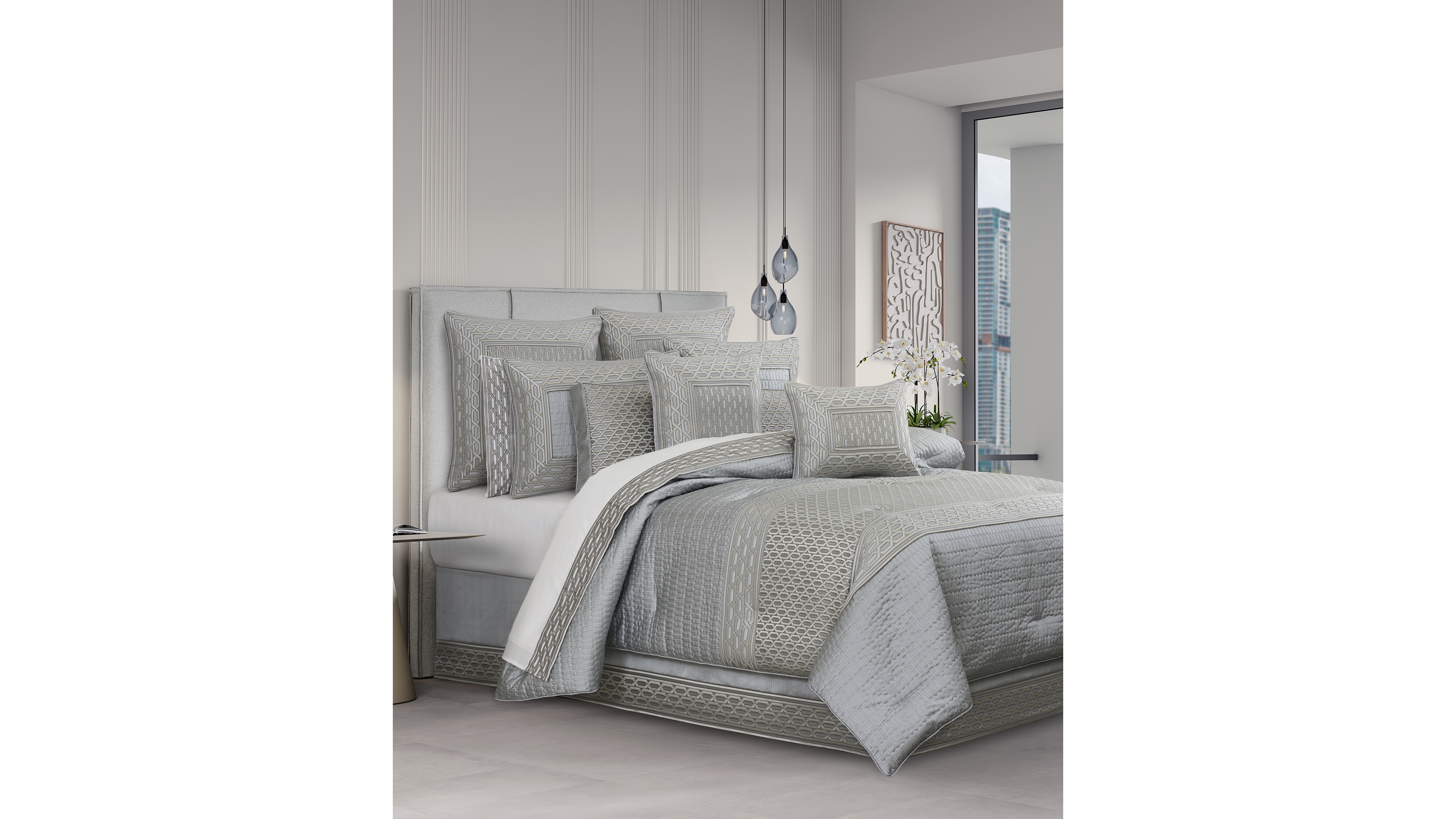 J Queen New York Metropolitan Embossed 4-Pc. Comforter Set, Queen