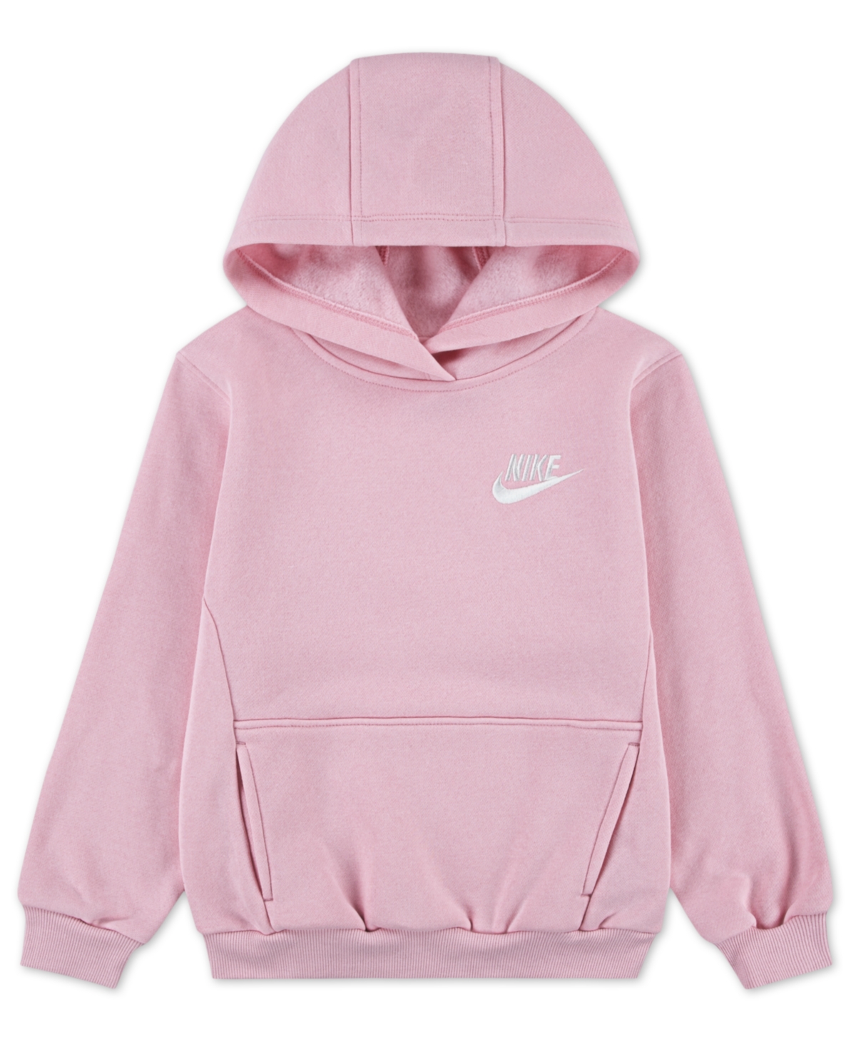 Nike Toddler & Little Girls Club Fleece Pull On Hoodie In Pink