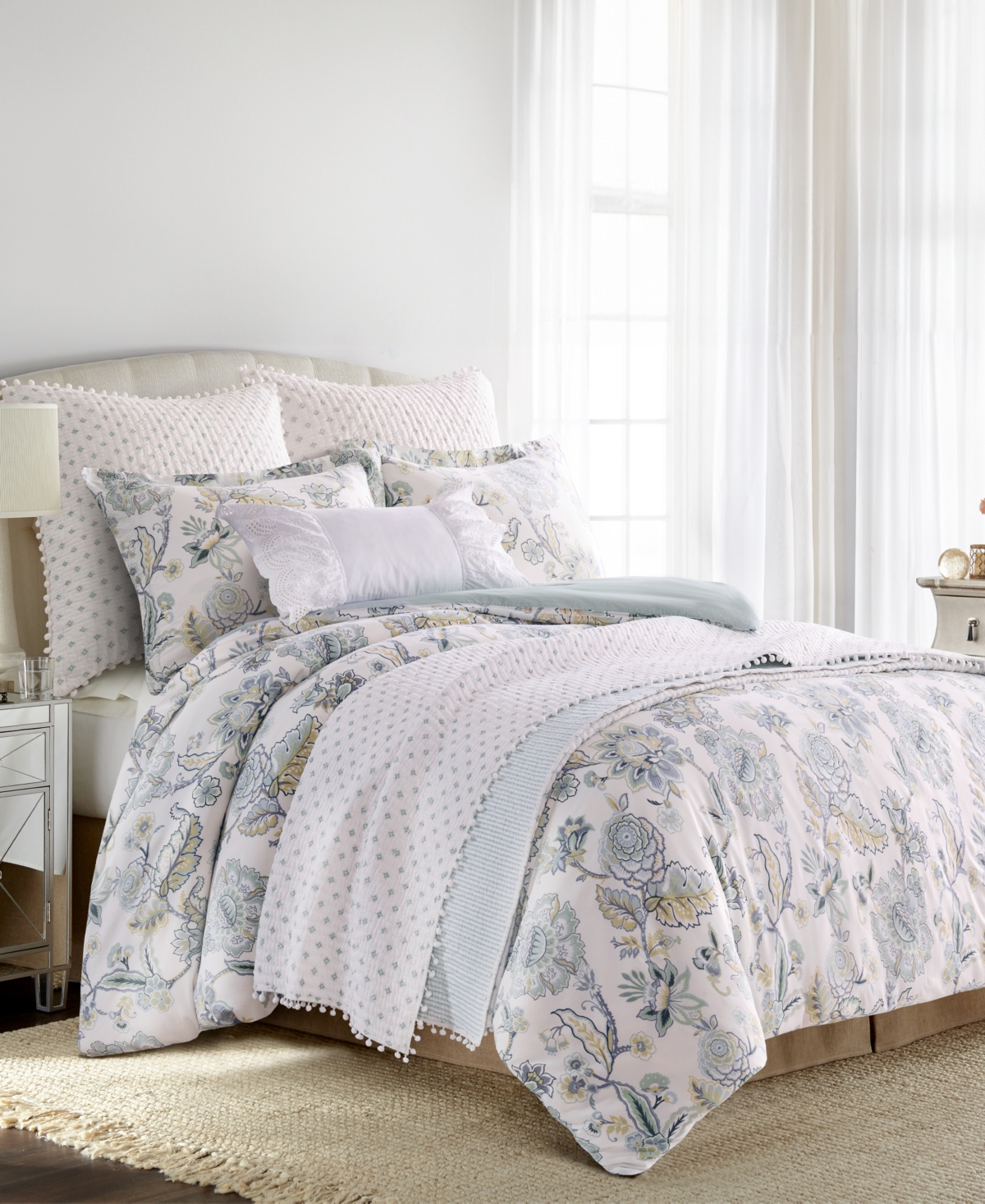 Levtex Ophelia Reversible 2-pc. Comforter Set, Twin/twin Xl In Blue