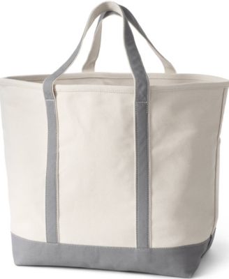 Extra Large 5 Pocket Open Top Canvas Tote Bag