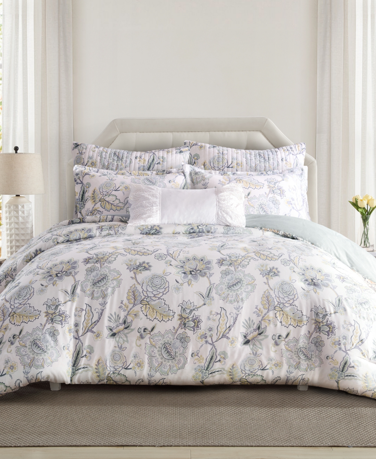 Levtex Ophelia Reversible 2-pc. Duvet Cover Set, Twin/twin Xl In Blue