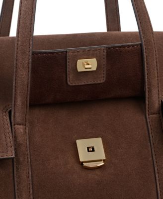 The Chancery Large Suede Shoulder Bag