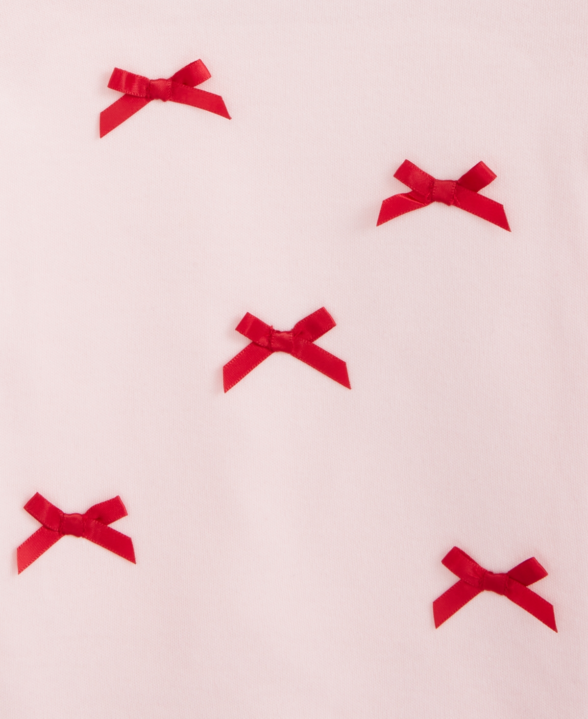 First Impressions Baby Girls Short-sleeve Satin-bows T-shirt, Macy's Exclusive In Pink