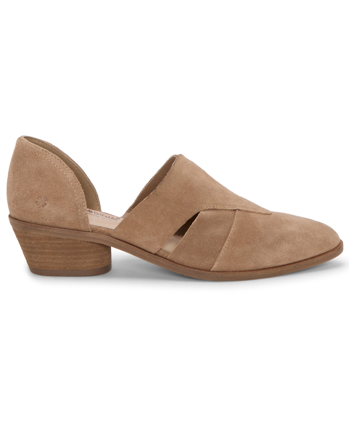 Lucky Brand Women's Minnsy Cutout Low-heel Shooties In Brown