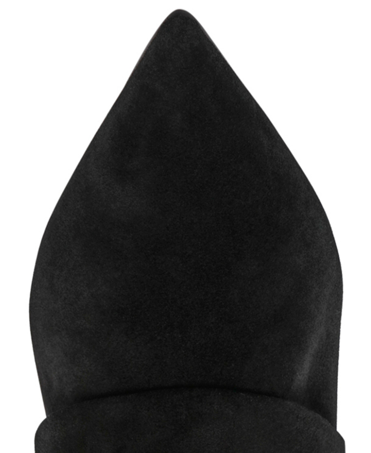 Steve Madden Womens Luca Slouchy Kitten Heel Dress Boots Regular Wide Calf In Black
