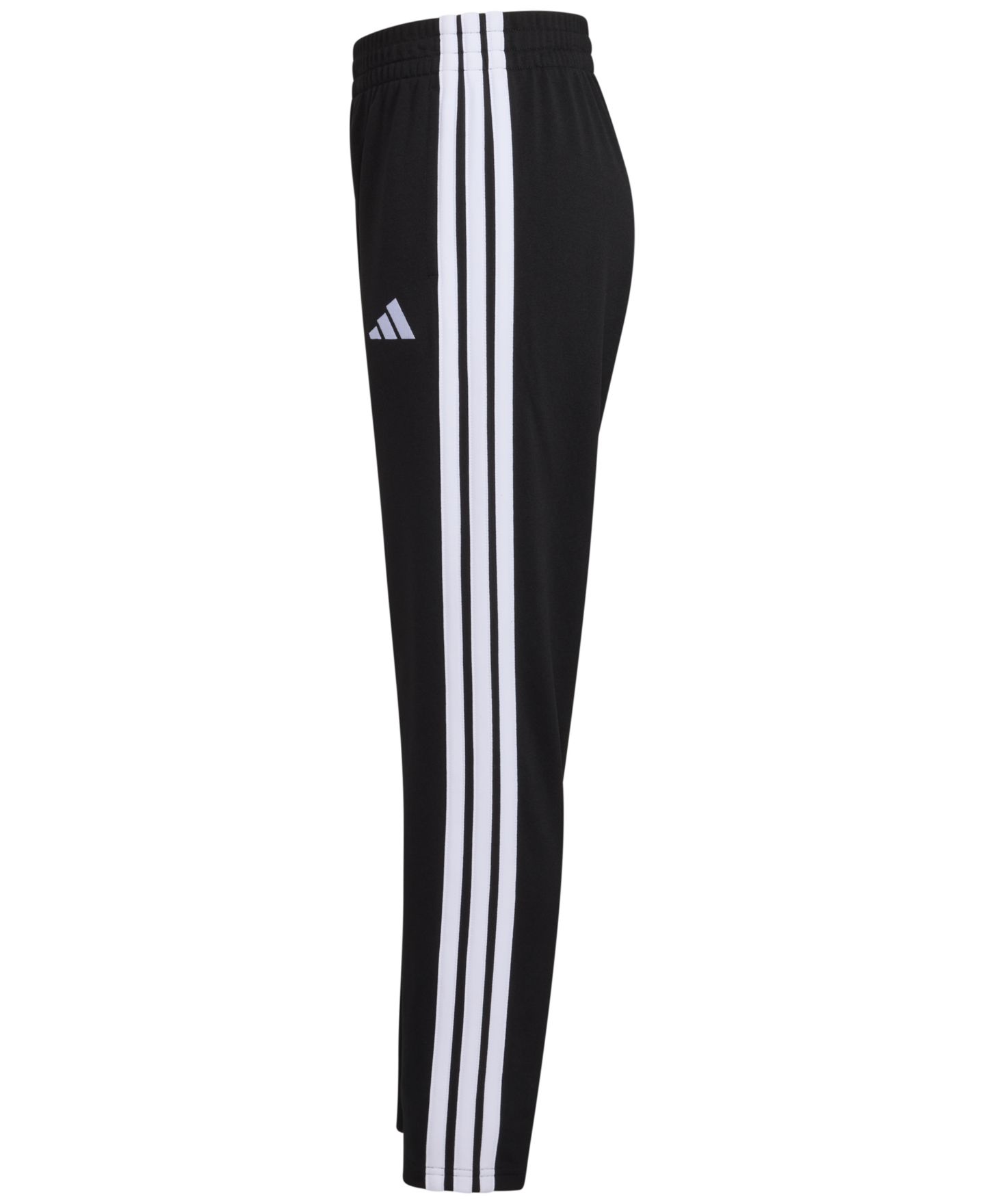 Детские спортивные брюки adidas со сборкой на поясе, цвет: Чёрный — фото 7