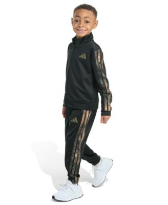 Toddler and Little Boys 3 Stripe Jacket and Joggers Pant Set