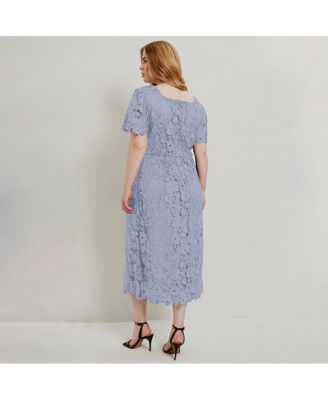 Women's Square-Neck Lace Dress