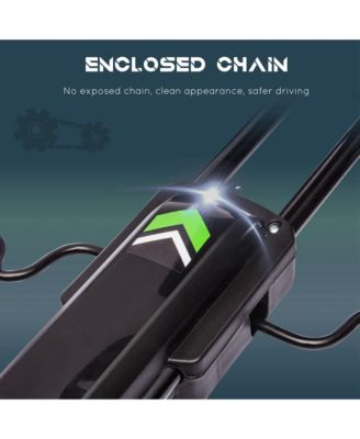 Kids Pedal Go Kart W/ Adjustable Seat, Rubber Wheels,