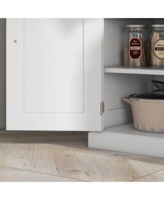 72" Kitchen Pantry Storage Cabinet with Drawer, Adjustable Shelves