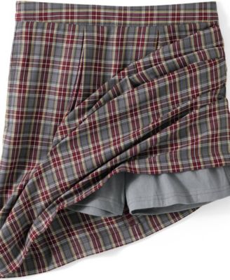 Women's Plaid Skort Top of Knee
