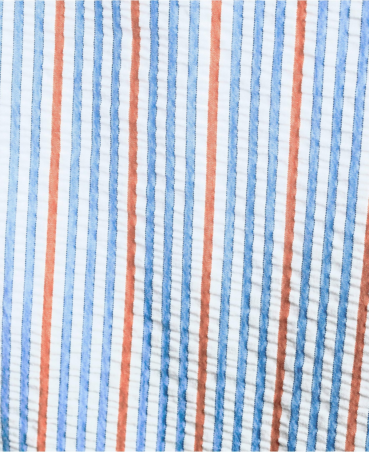 Lands' End Men's Long Sleeve Seersucker Shirt