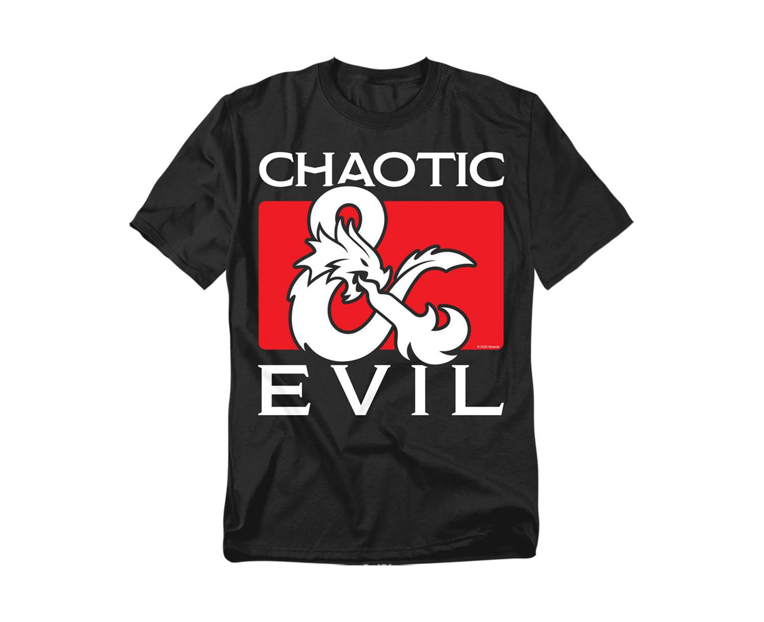 Big & Tall Dungeons And Dragons Chaotic Evil T-Shirt