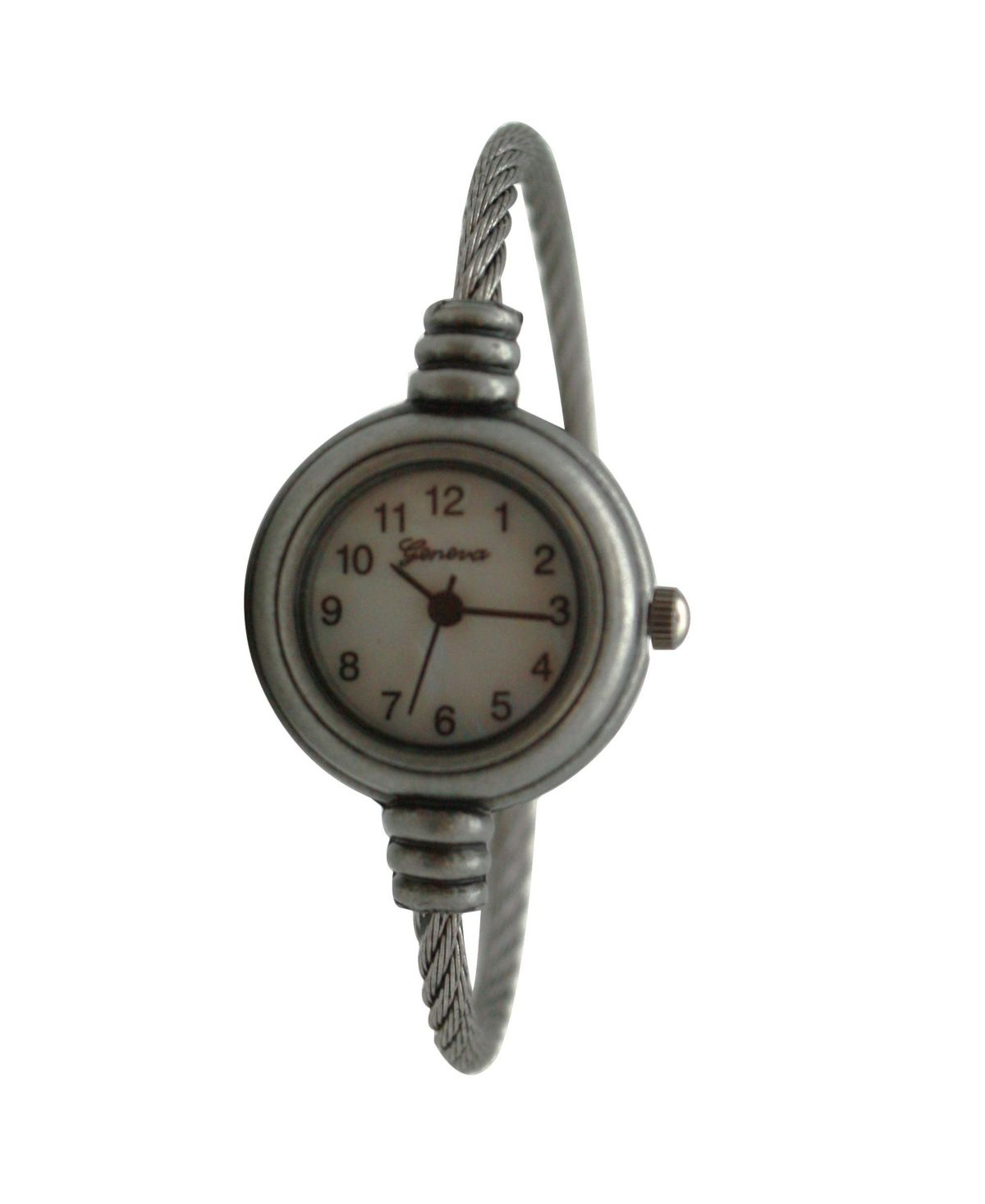 Женские часы с тонким оловянным завитком на изящном браслете