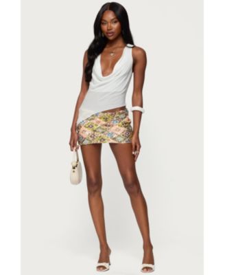 Women's Naama Sequin Mini Skort