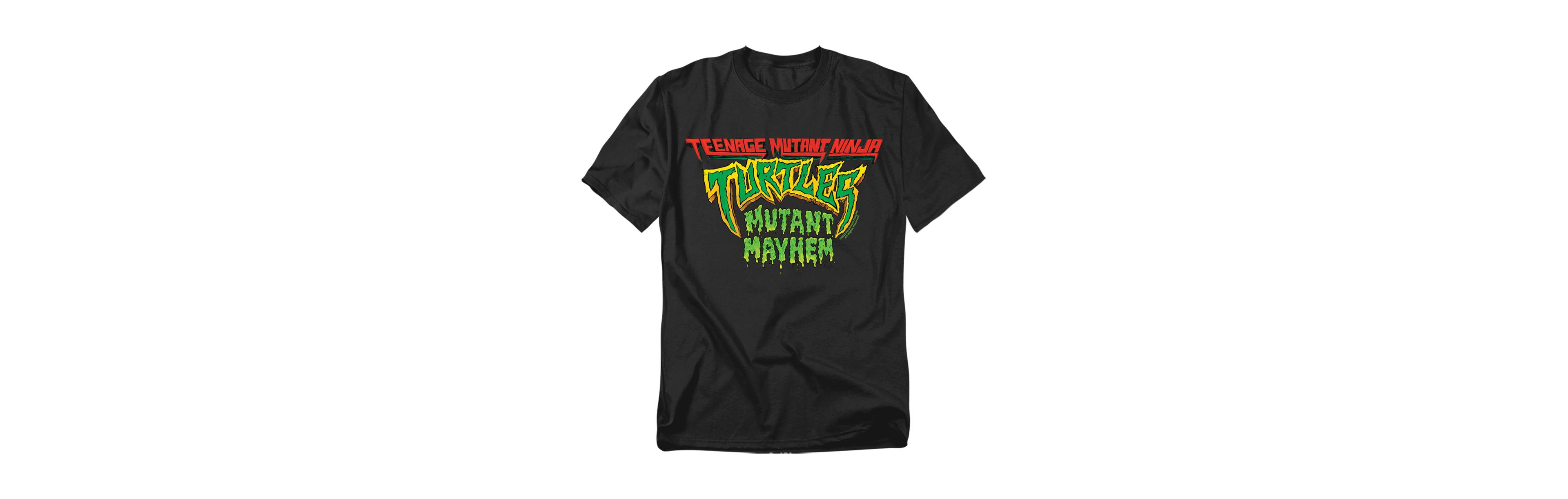 Logovision Men's Tmnt Mutant Mayhem Logo T-Shirt
