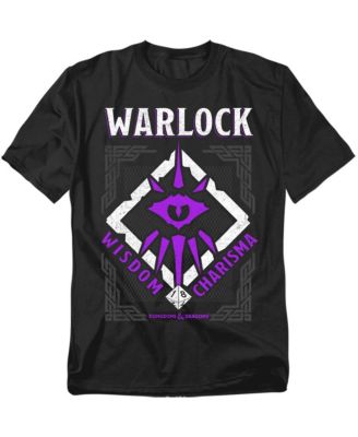 Men's Dungeons Dragons Warlock Wisdom Charisma T-Shirt