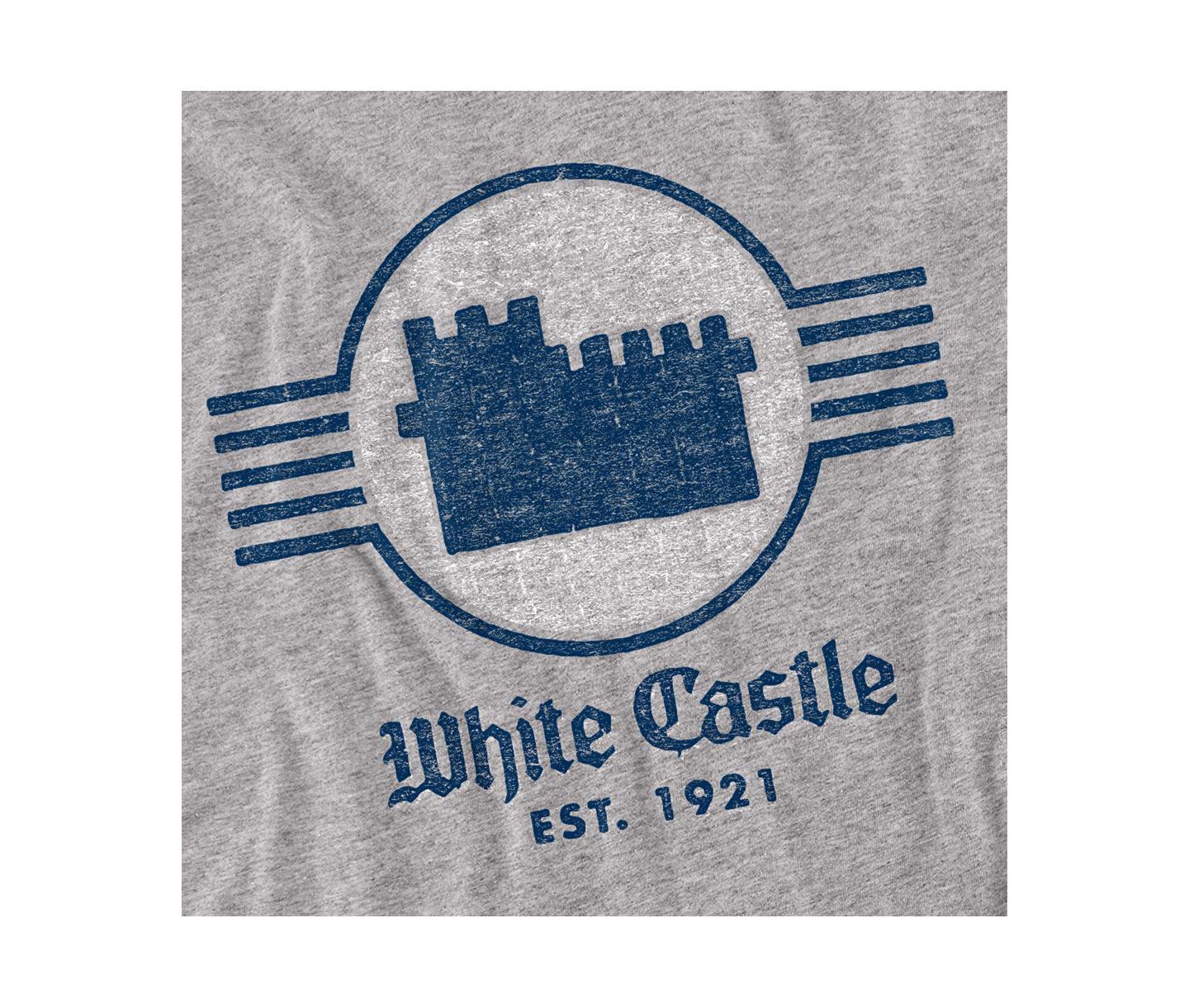 Мужская футболка White Castle Big & Tall Emblem, цвет: Меланжевый — фото 3
