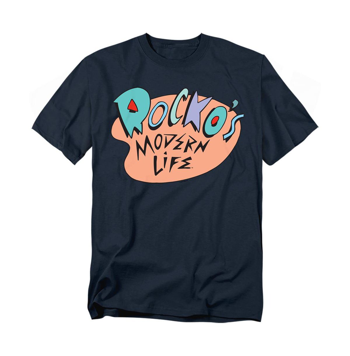 Мужская футболка с ретро-логотипом Rocko's Modern Life от Rocko's Modern Life