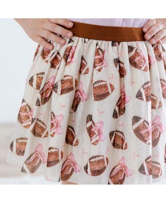 Little and Big Girls Football Cutie Tutu Skirt