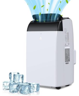 14,000 BTU Portable AC - 3-in-1 Cooling Unit, Remote Control, Quiet Operation, Sleep Mode, 24-Hour Timer, Includes Window Kit, Cools 750 Sq. Ft