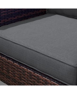 4 Outdoor Chair Cushions with Seat & Backrest, 24" x 24"