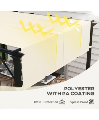 2 PCS Pergola Shade Cover, Pergola Canopy for 10 x 12ft Pergola