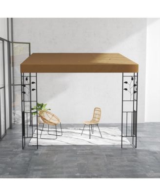 10' x 10' Outdoor Pergola Canopy, Metal Patio Canopy,