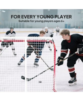 Soccer Goal, Practice Soccer Goal Net with Steel Frame, PE Mesh