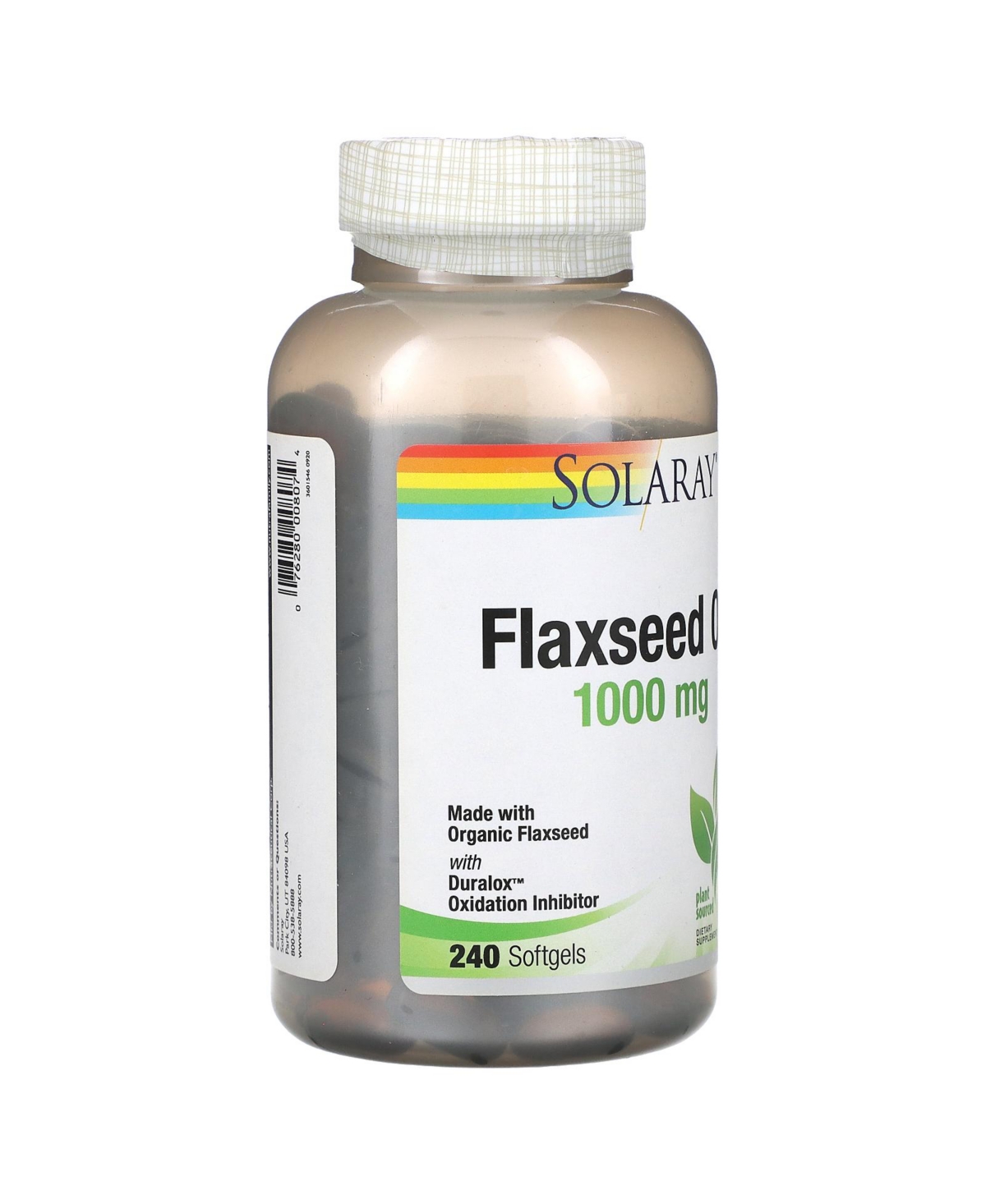 Solaray Flaxseed Oil