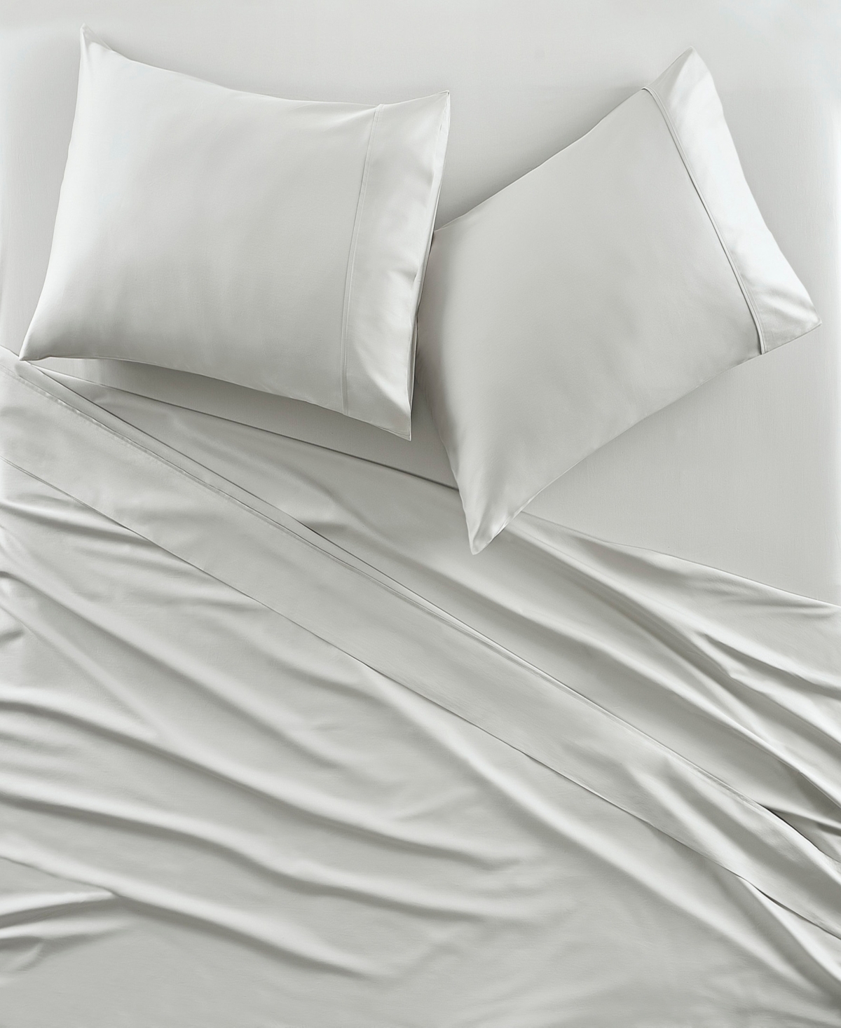 J Queen New York Premier 300 Thread Count Sateen 2-pc. Pillowcase, King In White