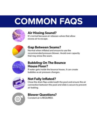 HeroKiddo Enchanted Forest Bounce House & Water Slide Combo w/ Detachable Pool (No Blower Included), Commercial Grade Inflatable